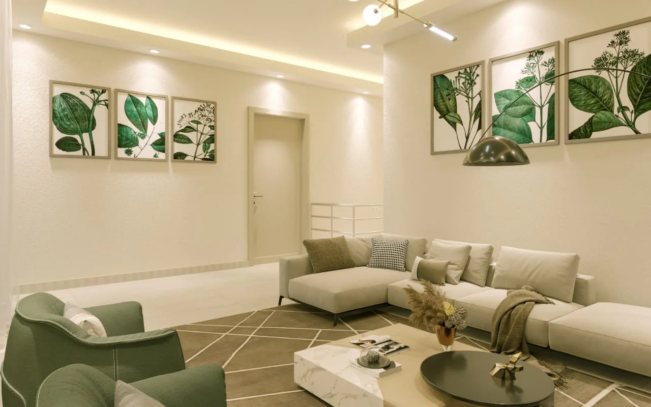 Communal living environment with refined interiors